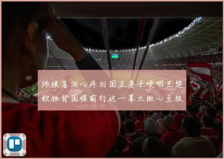 师娘落泪心疼刘国正妻子哽咽王楚钦独背国旗前行这一幕太揪心至极